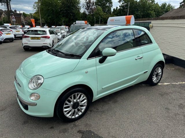 Fiat 500 2015 1.2 Lounge Hatchback Euro 6 MK15OAM Green #3
