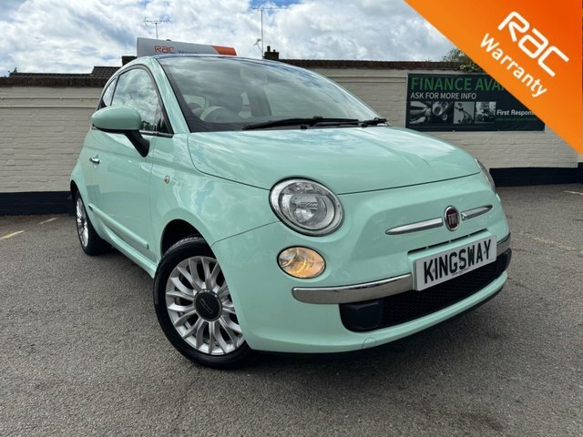 Fiat 500 2015 1.2 Lounge Hatchback Euro 6 Green