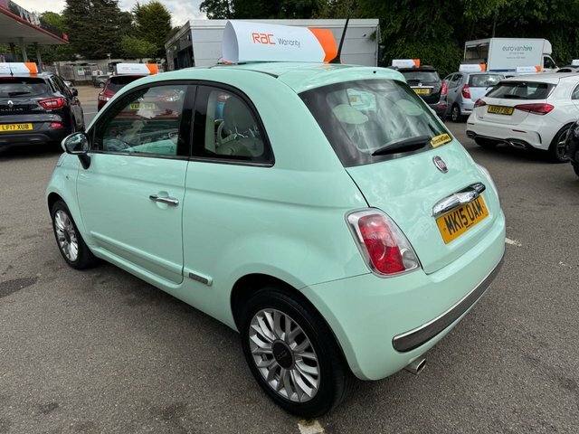 Fiat 500 2015 1.2 Lounge Hatchback Euro 6 MK15OAM Green #4