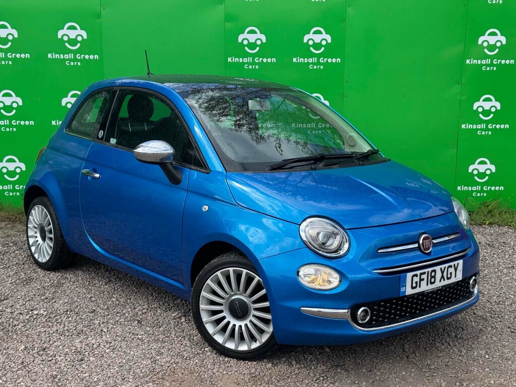 Fiat 500 Mirror Blue