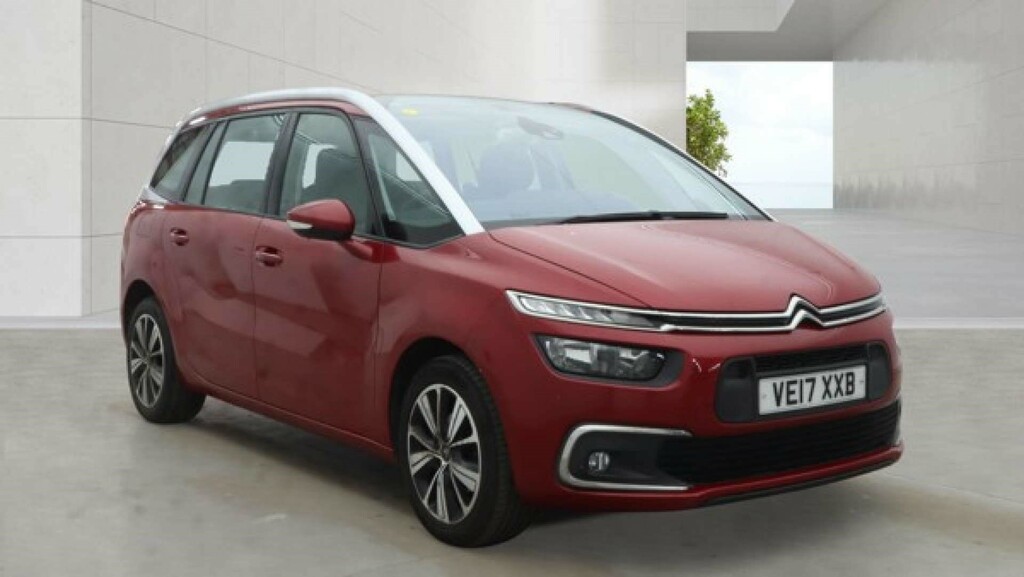 Citroen Grand C4 Picasso C4 Grand Picasso Feel Blue Hdi Ss Red