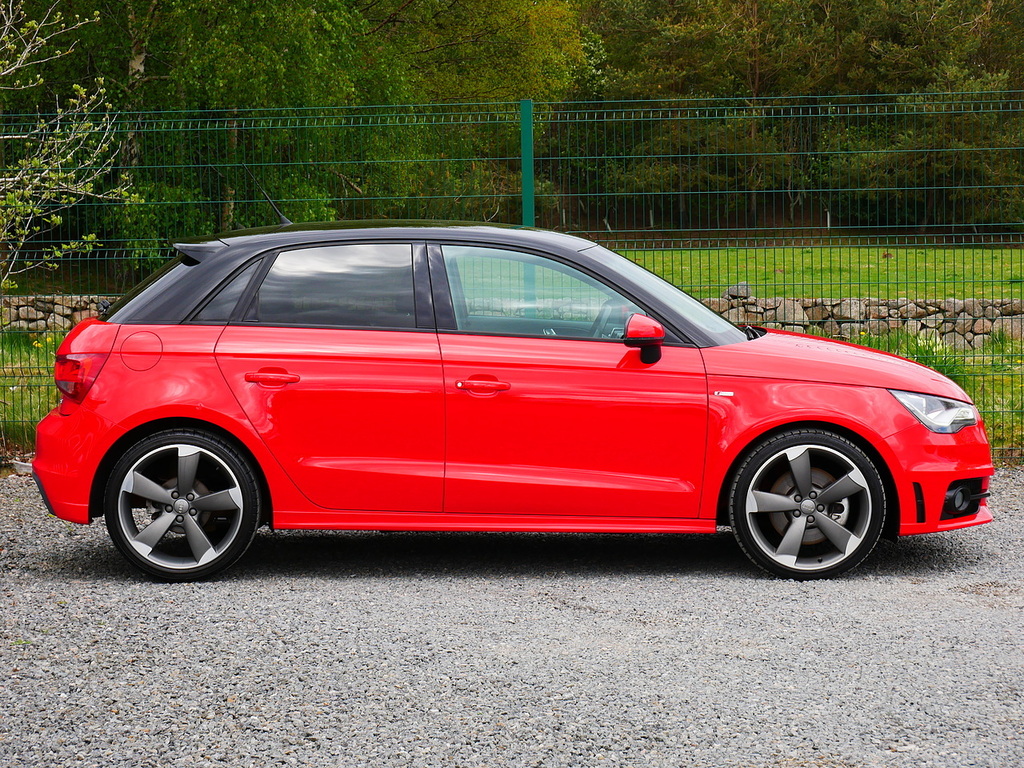 Audi A1 1.4 Tfsi Black Edition Sportback S-tronic U3334 SW63GZC Red #5