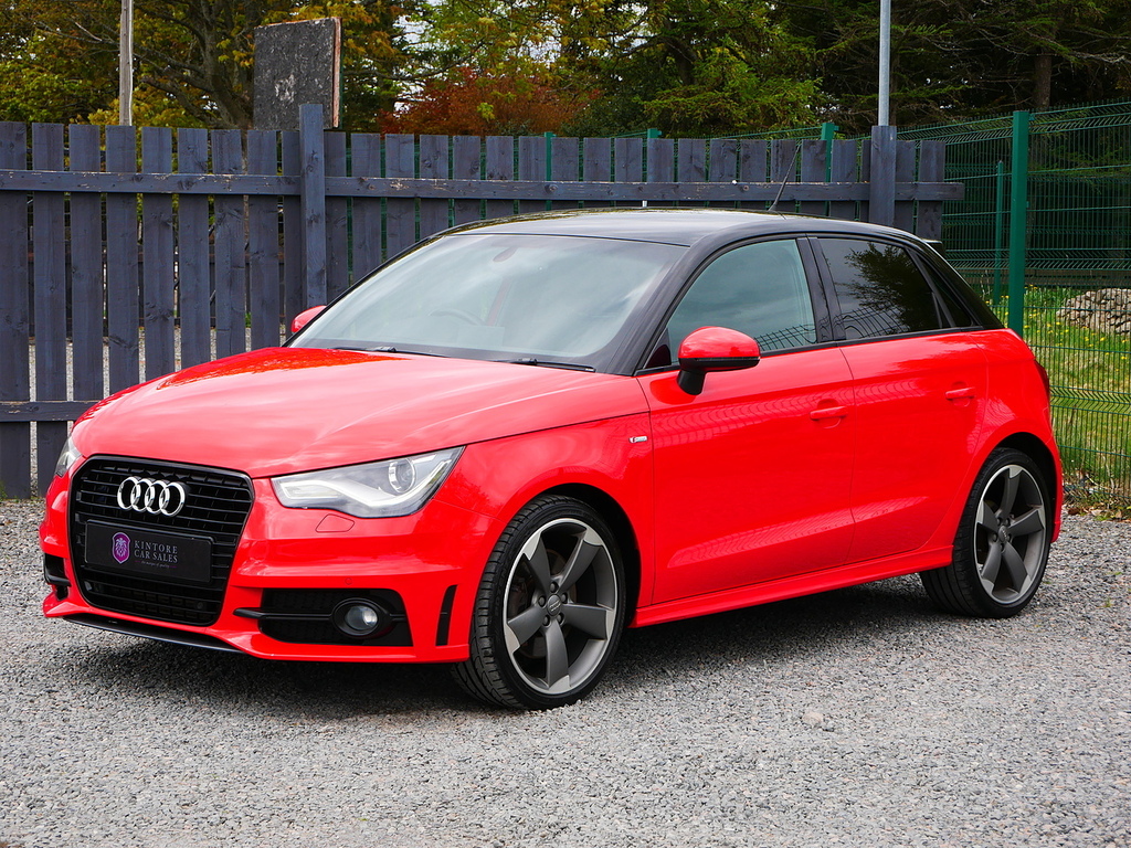 Audi A1 1.4 Tfsi Black Edition Sportback S-tronic U3334 SW63GZC Red #4