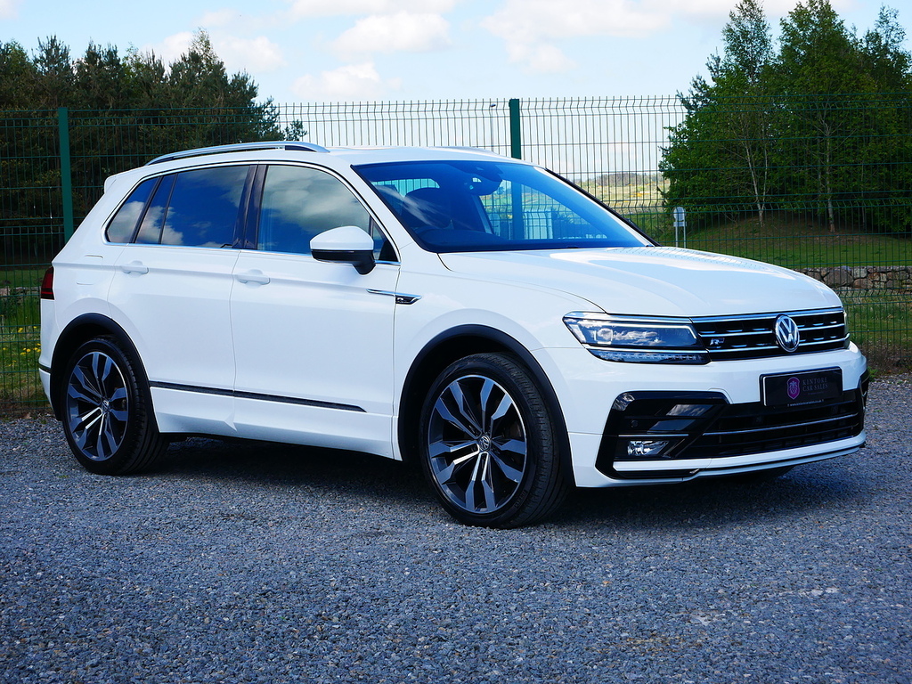 Volkswagen Tiguan 2.0 Tdi R-line Dsg 4Motion Euro 6 U3340 Ulez KR67ETL White #2