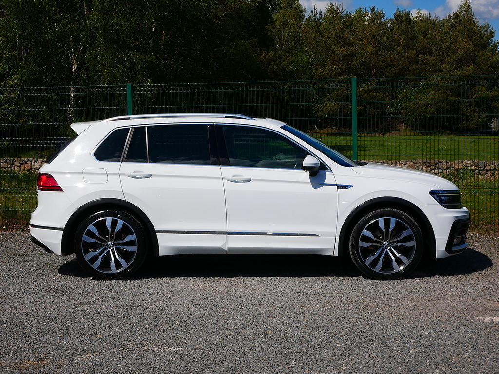 Volkswagen Tiguan 2.0 Tdi R-line Dsg 4Motion Euro 6 U3340 Ulez KR67ETL White #5