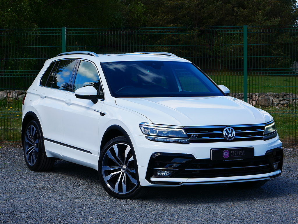 Volkswagen Tiguan 2.0 Tdi R-line Dsg 4Motion Euro 6 U3340 Ulez White