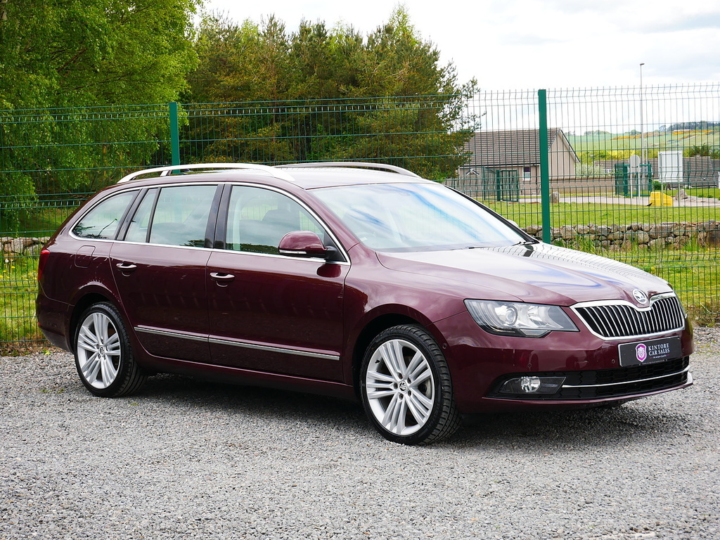 Skoda Superb 2.0 Tdi Elegance Estate Dsg U3181 SY64OLA Red #2