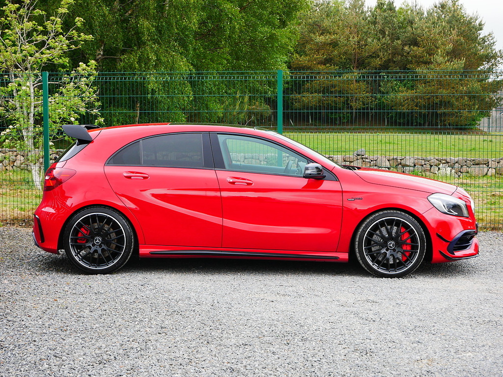 Mercedes-Benz A Class 2.0 A45 Amg Premium Spds Dct 4Matic U3342 Ulez CK65CCO Red #5