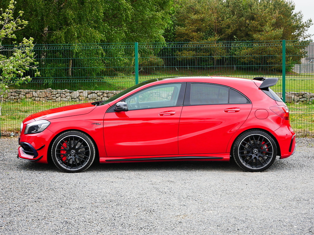 Mercedes-Benz A Class 2.0 A45 Amg Premium Spds Dct 4Matic U3342 Ulez CK65CCO Red #6