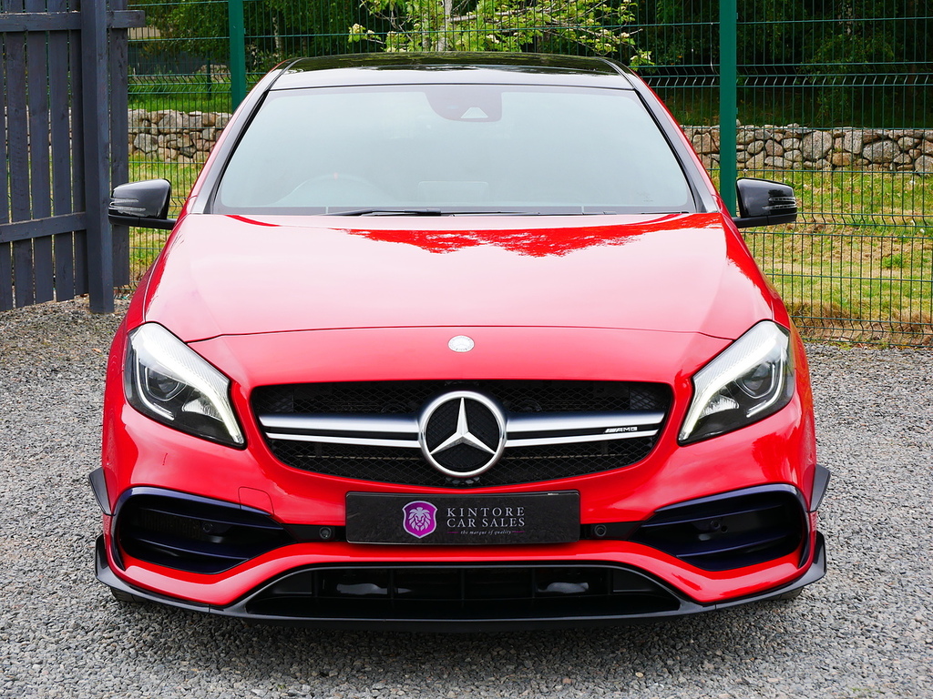 Mercedes-Benz A Class 2.0 A45 Amg Premium Spds Dct 4Matic U3342 Ulez CK65CCO Red #3