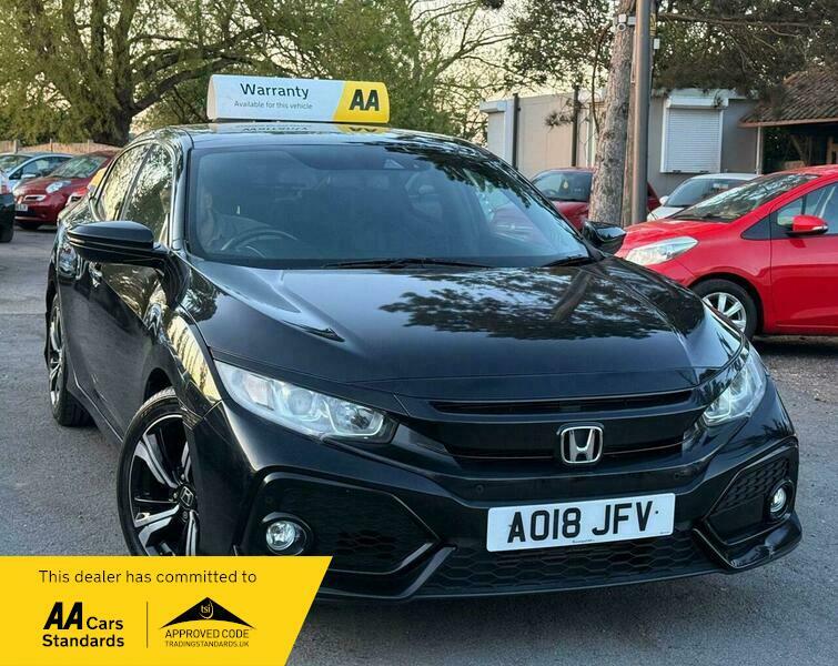 Honda Civic 1.0 Vtec Turbo Ex AO18JFV Black #2