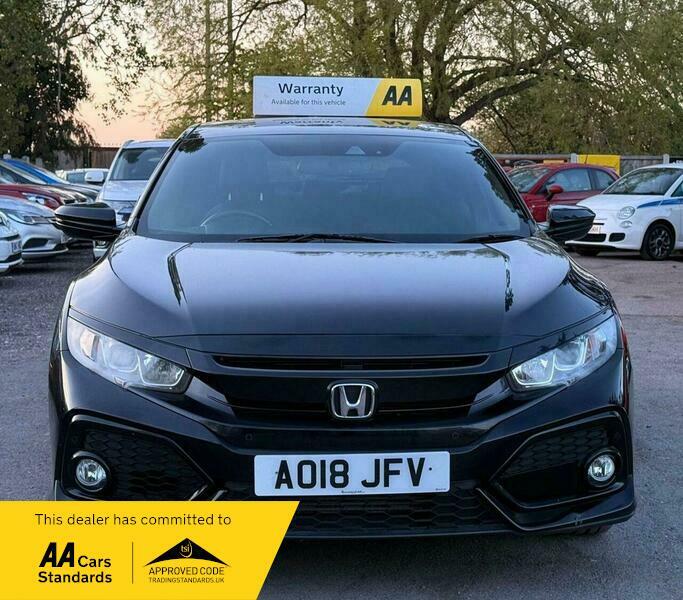 Honda Civic 1.0 Vtec Turbo Ex AO18JFV Black #4