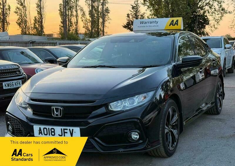Honda Civic 1.0 Vtec Turbo Ex AO18JFV Black #5