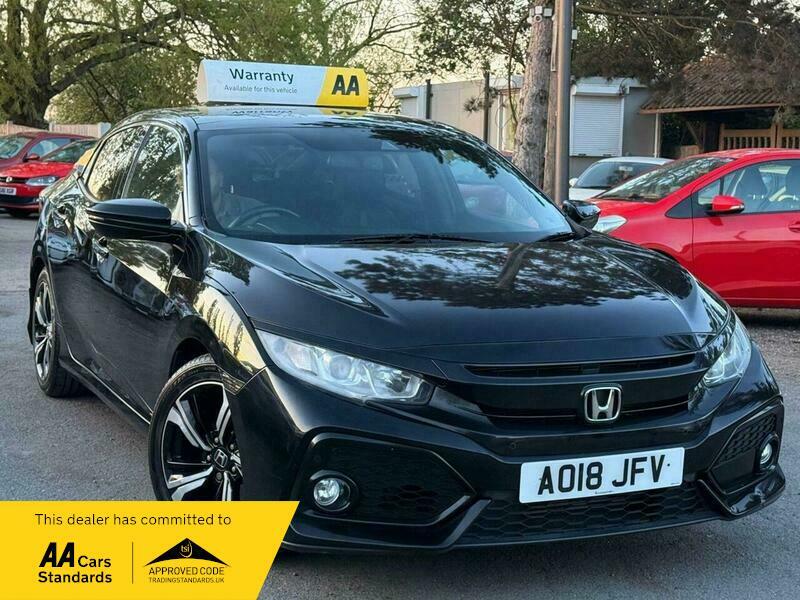 Honda Civic 1.0 Vtec Turbo Ex AO18JFV Black #3