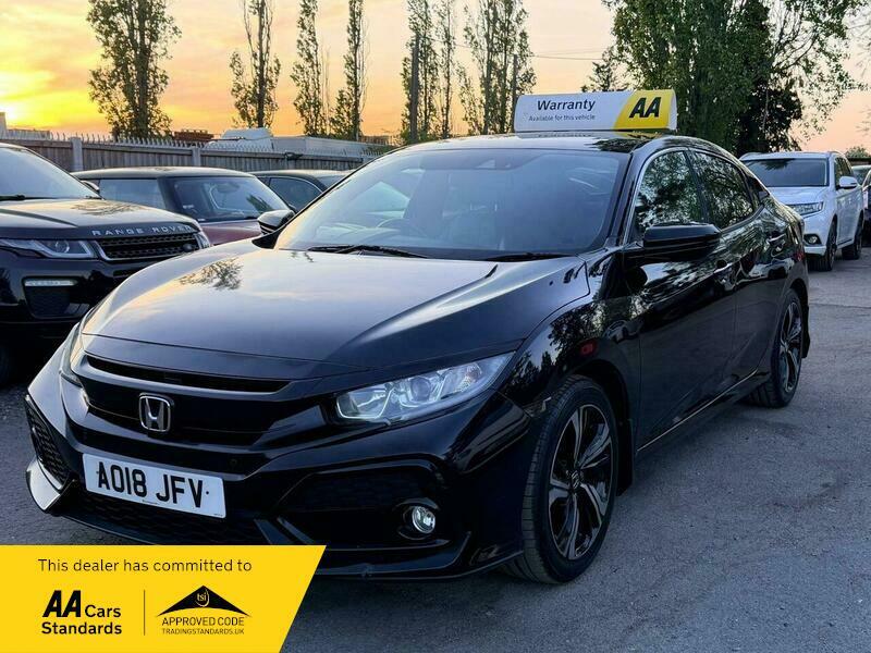 Honda Civic 1.0 Vtec Turbo Ex AO18JFV Black #6