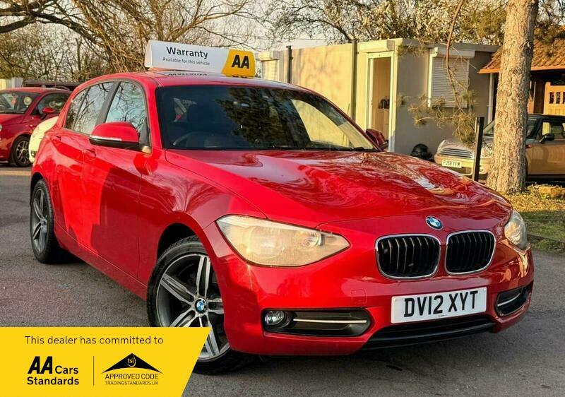 BMW 1 Series 1.6 116I Sport Euro DV12XYT Red #2
