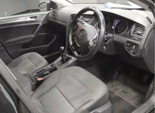 Volkswagen Golf 1.6 Tdi Bluemotion Tech Se Nav Hatchback Diese FD17YTF Black #3