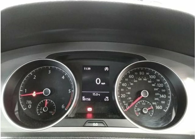 Volkswagen Golf 1.6 Tdi Bluemotion Tech Match Hatchback VA15VUP Red #6