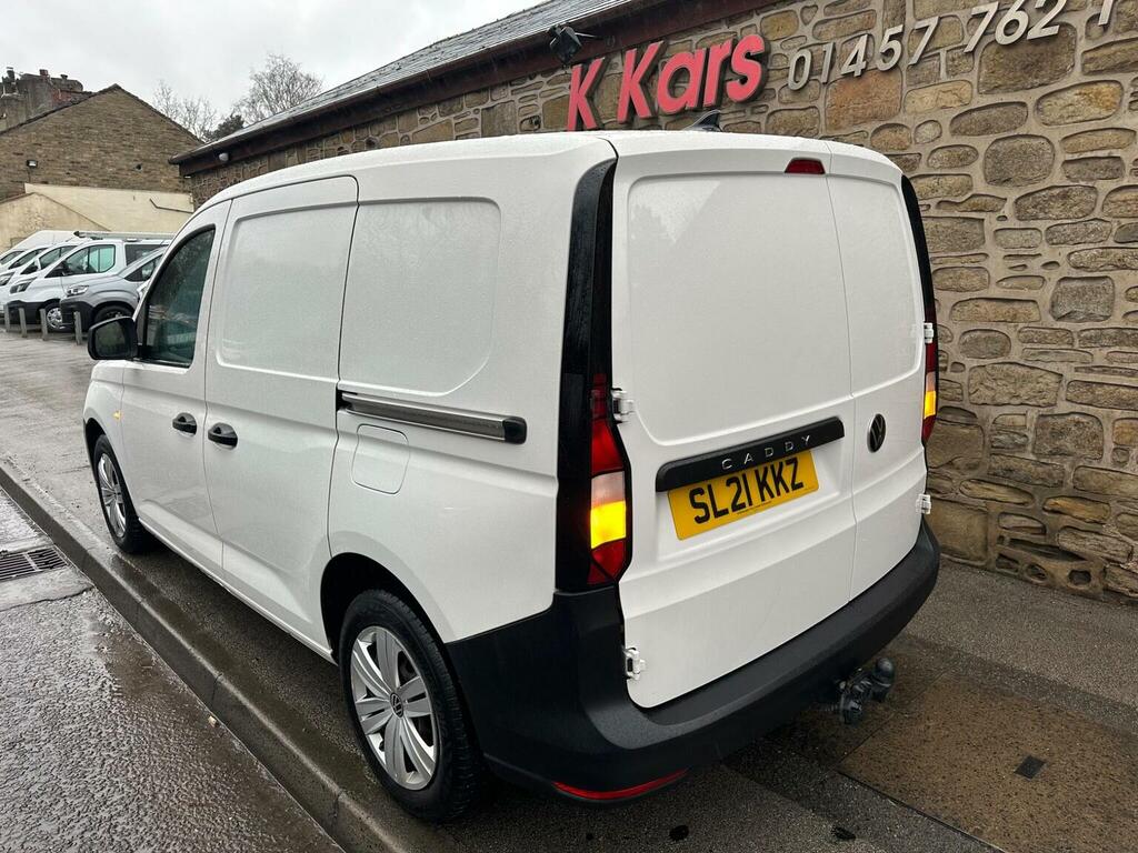 Volkswagen Caddy Panel Van 2.0 Tdi C20 Commerce Swb Euro 6 Ss SL21KKZ White #2