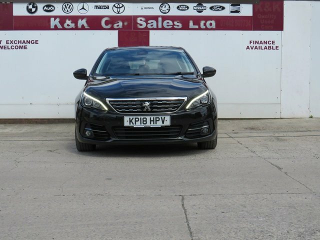 Peugeot 308 2018 1.2 Puretech Allure Hatchback Eat KP18HPV Black #6