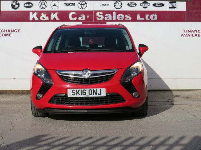 Vauxhall Zafira Tourer 2016 2.0 Cdti Sri Mpv Euro 6 S Red #6