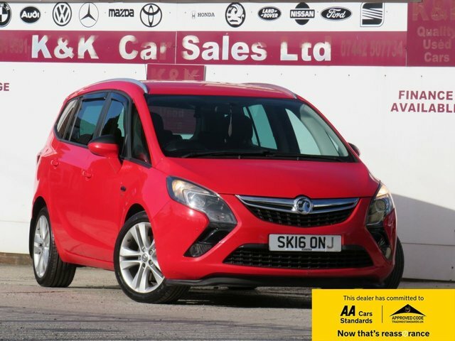 Vauxhall Zafira Tourer 2016 2.0 Cdti Sri Mpv Euro 6 S Red