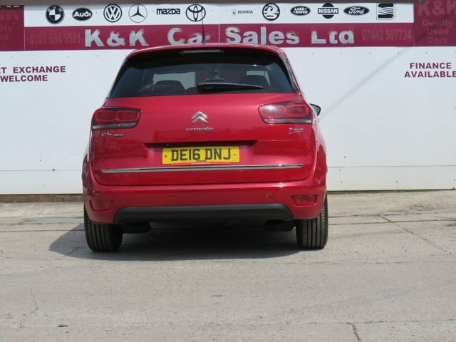 Citroen C4 Picasso 2016 1.6 Bluehdi Exclusive Mpv DE16DNJ Red #3