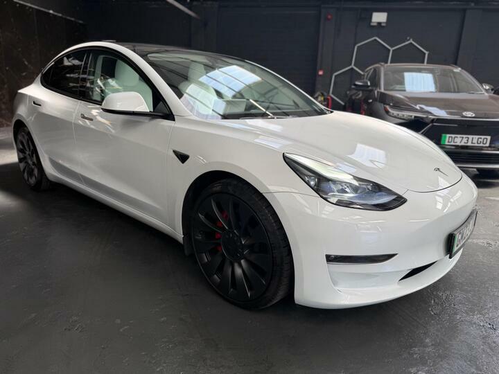Tesla Model 3 Dual Motor Performance 4Wde Performanc GM23JXT White #4