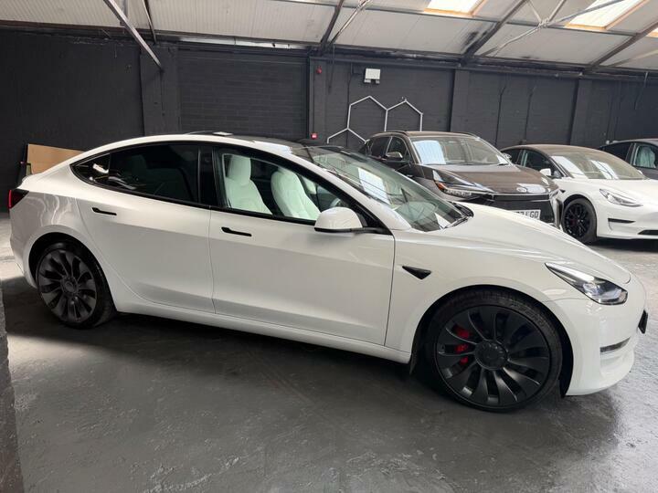 Tesla Model 3 Dual Motor Performance 4Wde Performanc GM23JXT White #5