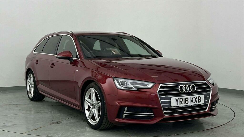 Audi A4 Avant Estate 2.0 Tfsi S Line S Tronic Euro 6 Ss Red