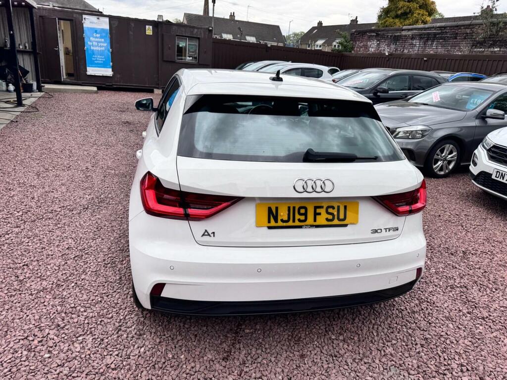 Audi A1 Hatchback 1.0 Tfsi 30 Sport Sportback Euro 6 Ss NJ19FSU White #6