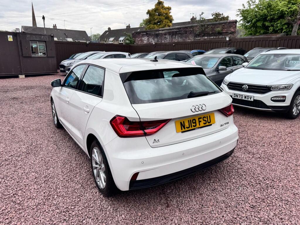 Audi A1 Hatchback 1.0 Tfsi 30 Sport Sportback Euro 6 Ss NJ19FSU White #5