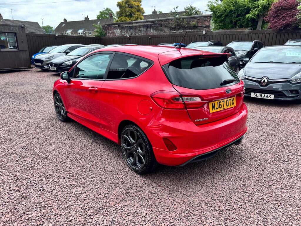 Ford Fiesta Hatchback 1.0T Ecoboost St-line Euro 6 Ss MJ67OTX Red #3