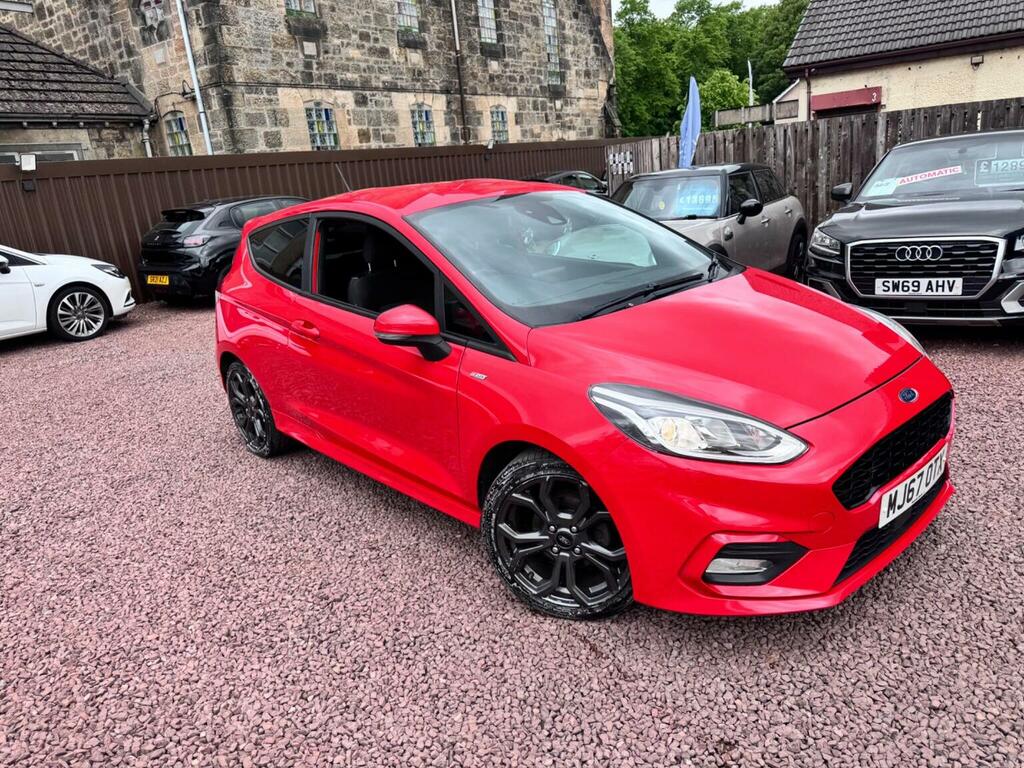 Ford Fiesta Hatchback 1.0T Ecoboost St-line Euro 6 Ss MJ67OTX Red #6