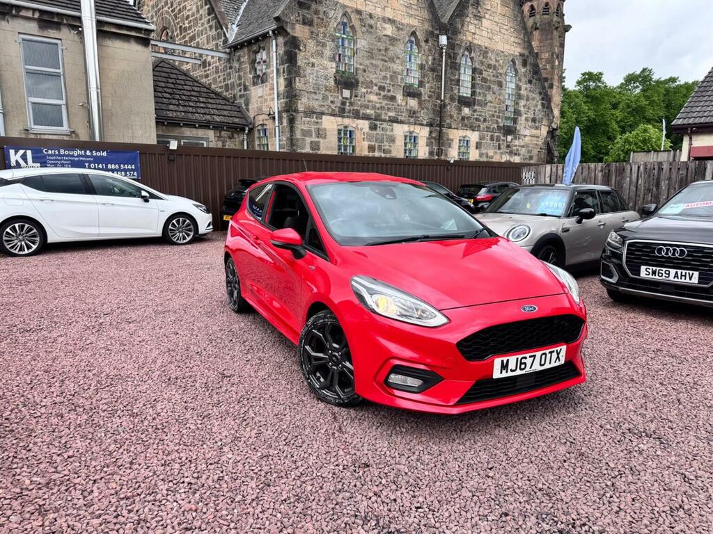 Ford Fiesta Hatchback 1.0T Ecoboost St-line Euro 6 Ss Red