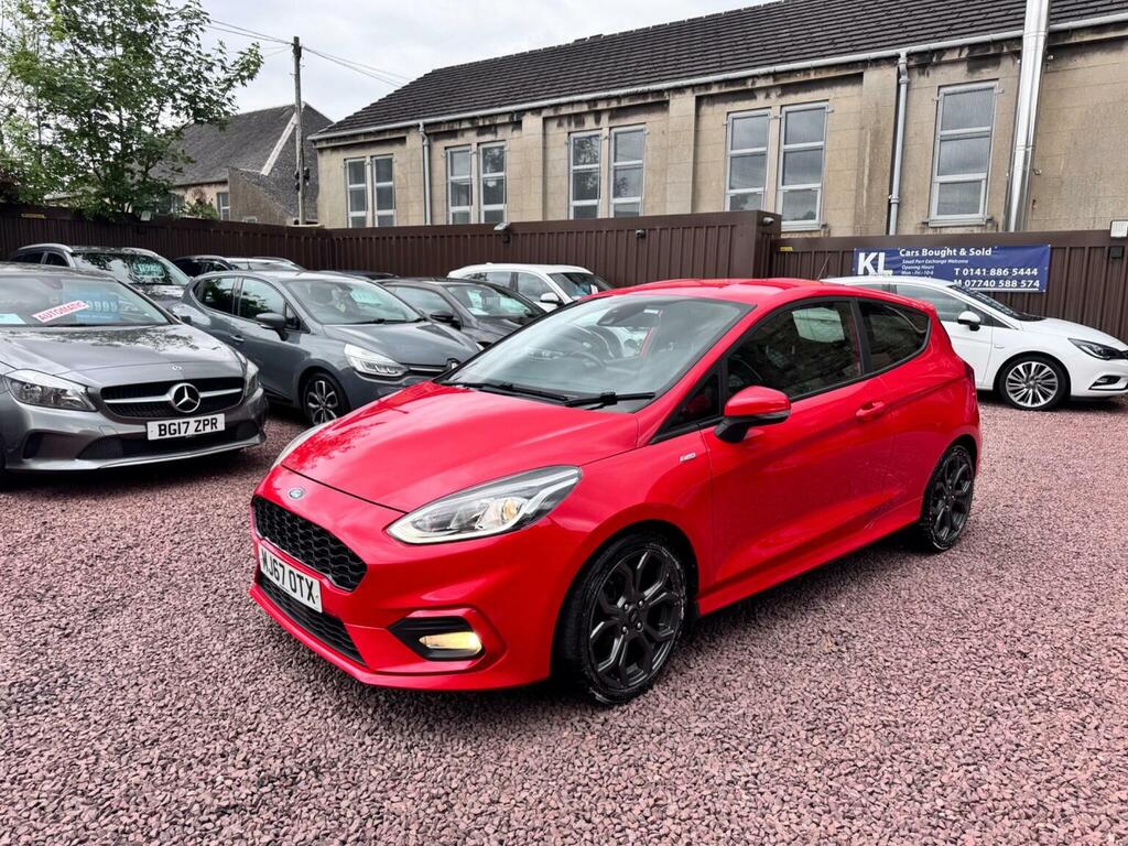 Ford Fiesta Hatchback 1.0T Ecoboost St-line Euro 6 Ss MJ67OTX Red #2