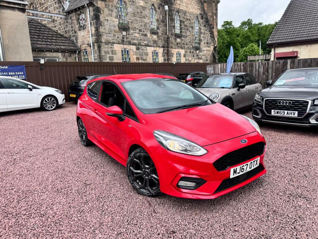 Ford Fiesta Hatchback 1.0T Ecoboost St-line Euro 6 Ss MJ67OTX Red #5