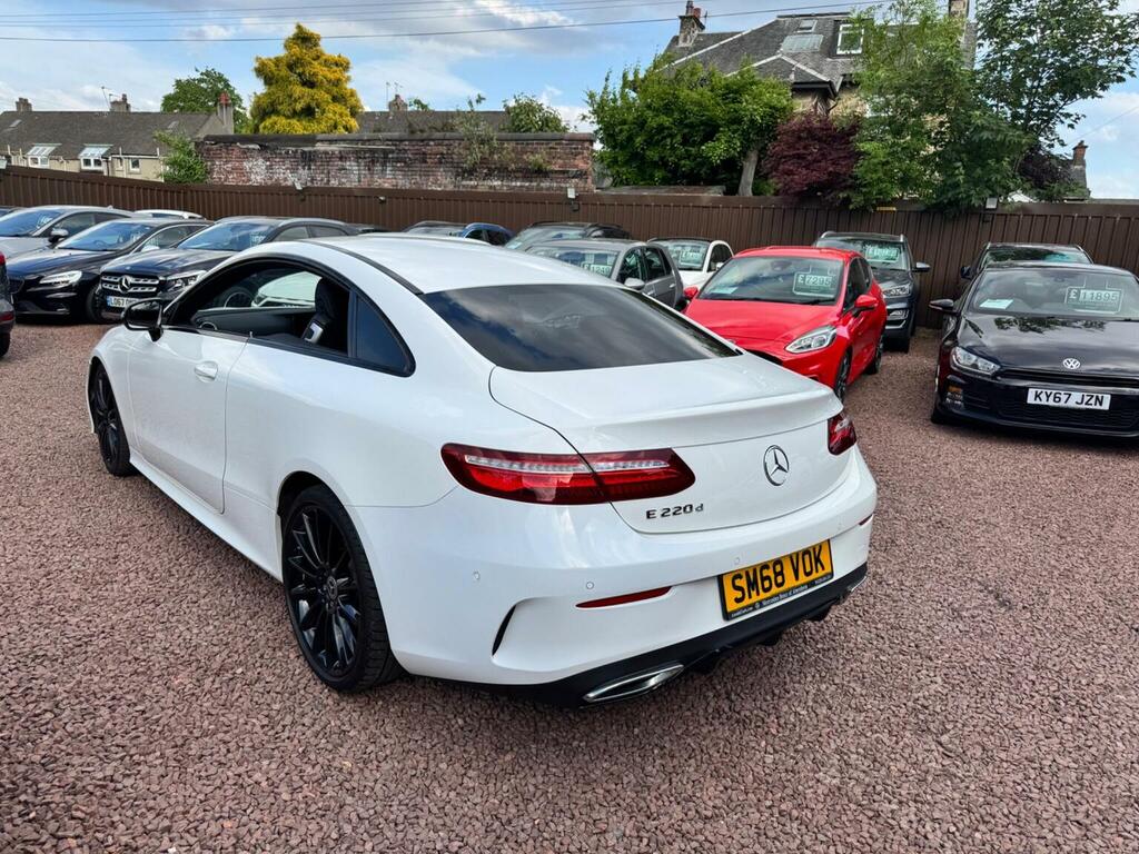 Mercedes-Benz E Class Coupe 2.0 E220d Amg Line G-tronic Euro 6 Ss SM68VOK White #2