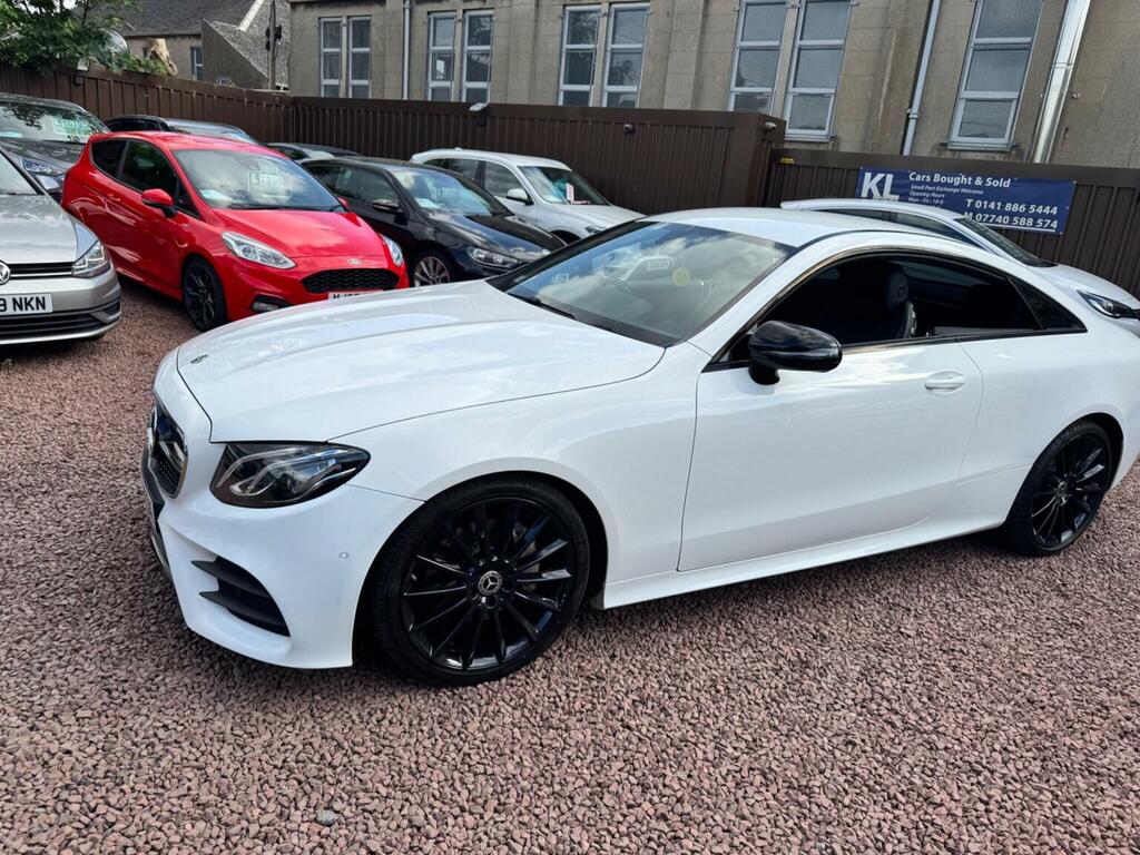 Mercedes-Benz E Class Coupe 2.0 E220d Amg Line G-tronic Euro 6 Ss SM68VOK White #4