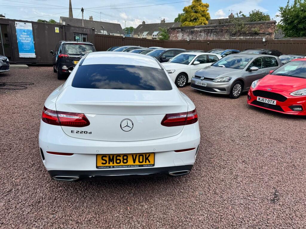 Mercedes-Benz E Class Coupe 2.0 E220d Amg Line G-tronic Euro 6 Ss SM68VOK White #6