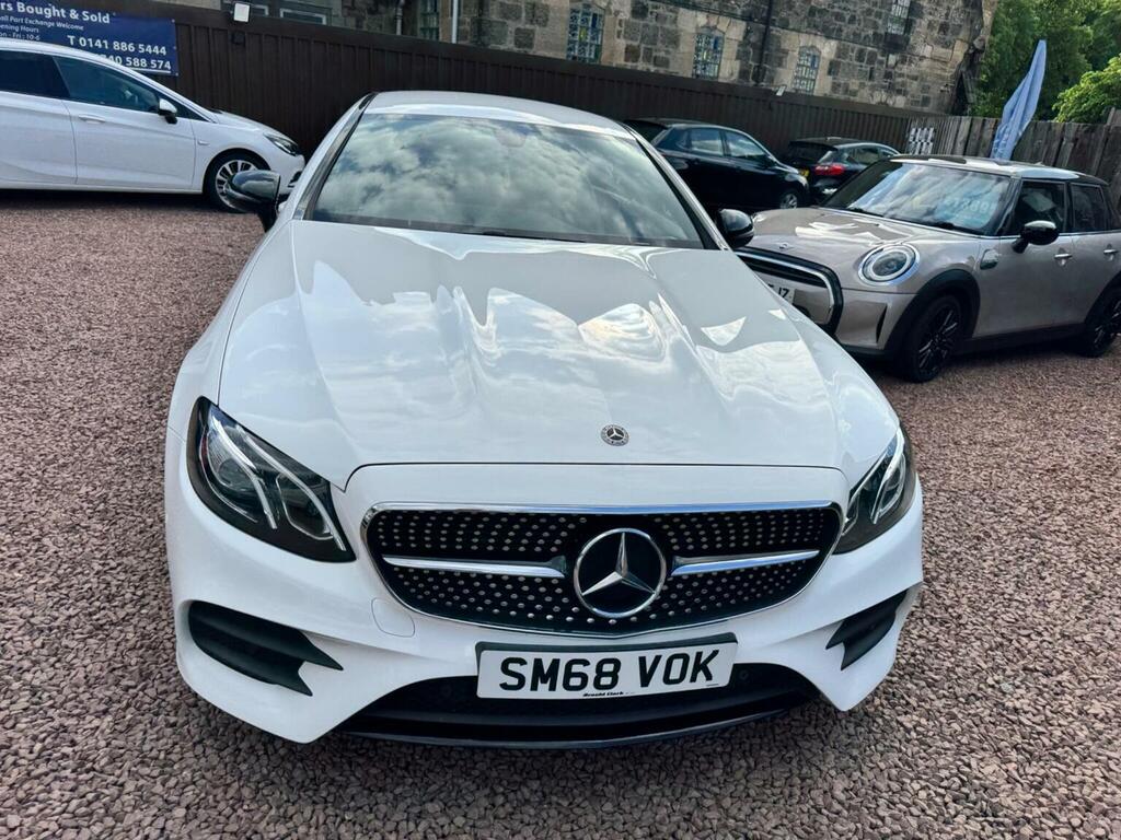 Mercedes-Benz E Class Coupe 2.0 E220d Amg Line G-tronic Euro 6 Ss SM68VOK White #3