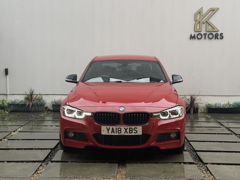 BMW 3 Series 2.0 320I M Sport Shadow Edition Saloon Red #2