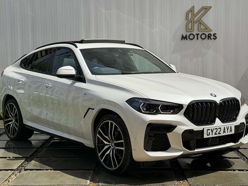 BMW X6 3.0 30D Mht M Sport Suv Hybrid Xdr White