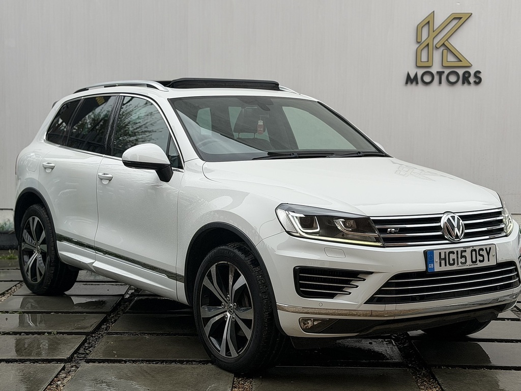 Volkswagen Touareg 3.0 Tdi V6 Bluemotion Tech R-line Suv T White