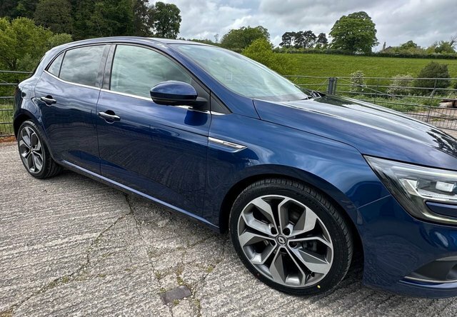 Renault Megane Dci Signature Nav Hatchback Blue #6