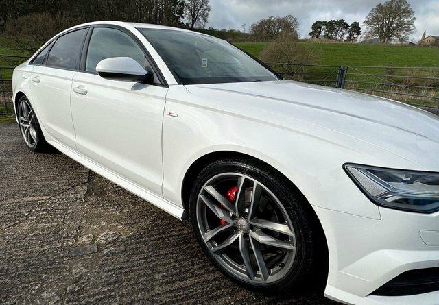 Audi A6 Saloon Tdi Ultra Black Edition White #5