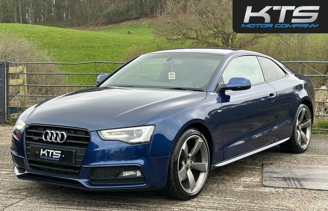 Audi A5 Tfsi Black Edition Coupe EX64URP Blue #3