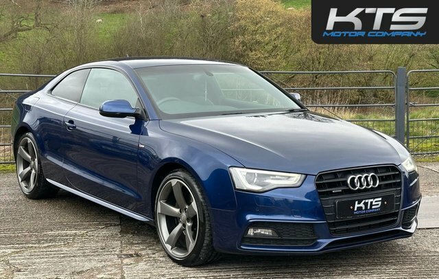 Audi A5 Tfsi Black Edition Coupe EX64URP Blue #4