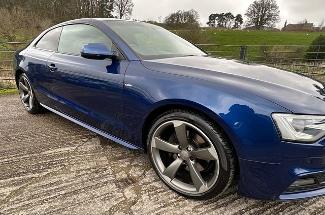 Audi A5 Tfsi Black Edition Coupe EX64URP Blue #5