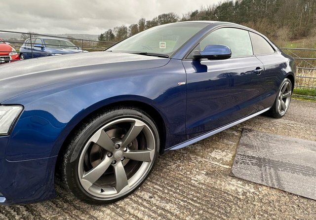 Audi A5 Tfsi Black Edition Coupe EX64URP Blue #6